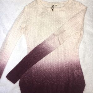 Anthropology ombré sweater